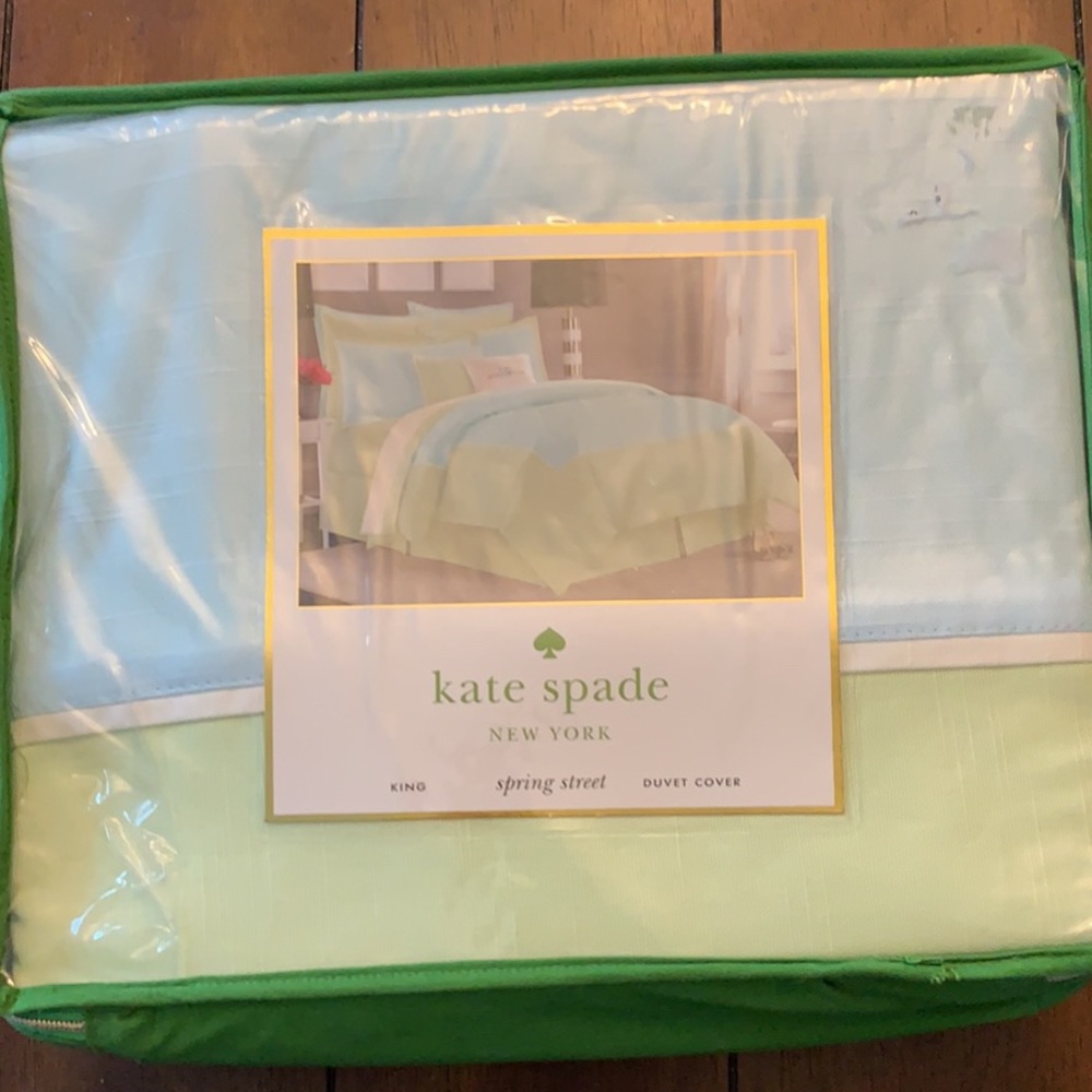 Kate Spade king duvet cover